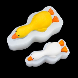 Lying duck silicone mousse cake mold for creative DIY desserts and handmade ornaments