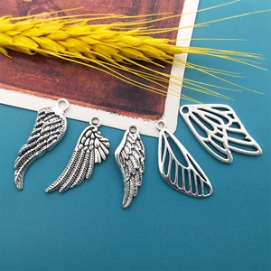 Antik-silberne Libellenflügel- und Engelsflügel-Anhänger für DIY-Schmucksets