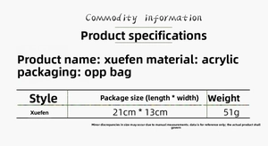 Detailed product specification of acrylic artificial snow powder for Christmas decor