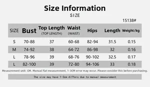 Guide des tailles pour ensemble corset métallique avec mesures de poitrine et de hanches