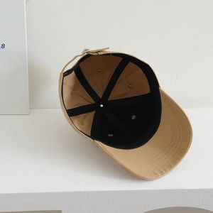Classic khaki kids baseball cap featuring durable cotton twill and adjustable metal buckle
