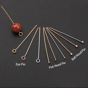 Stainless Steel Head Pins Eye Pins Ball Head Pins Diy Jewelry Making Supplies For Beading Earrings Polished Findings