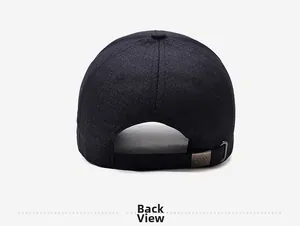 Detail view of the baseball cap back featuring an adjustable metal buckle with GYY engraving