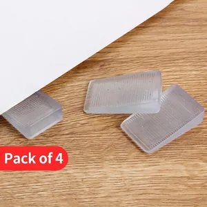 Furniture Leveling Wedges Transparent PVC Non-Slip Shims For Table Cabinet Door Levelers Adjustable Durable Versatile