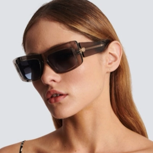 Fashion Cat Eye Sunglasses PC Frame UV400 Protection Gradient Lens Retro Square Eyewear For Women