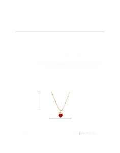 Détails du collier feuille d'érable plaqué or 18 carats avec perles et zircons