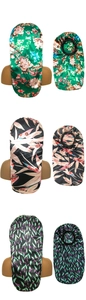 Detailed interior elastic band and long silk-like satin sleep caps for long hair