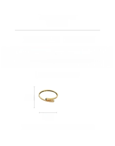 Detail view of gold plated water drop cuff bracelet with weight and size specifications