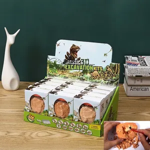 Archeology Excavation Toy DIY Science Discovery Dinosaur Fossil Unicorn Penguin Flamingo Gemstone Glow In The Dark Educational Gift For Kids