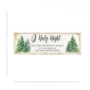 Detailed size specifications for the Christmas wooden wall plaque measuring 40x15cm