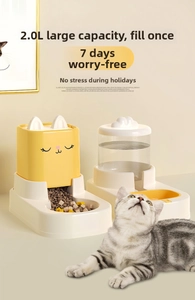 Detail of 2.0L cat ear water dispenser with food-grade material and cute design