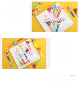Macro detail of colorful party blowouts with polka dots and stripes patterns