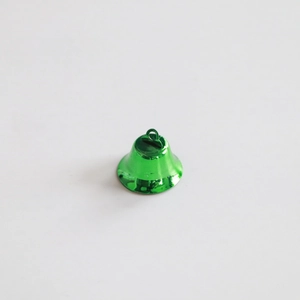 Clochette verte de 2,1 cm en métal pour bricolage de Noël et colliers d'animaux de compagnie