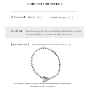 Détails sur la taille et le matériau du collier pendentif perle papillon zircon