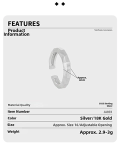 Detail of S925 sterling silver ring with faceted diamond cut design and brushed finish