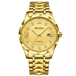 Luxury Men Business Quartz Watch Stainless Steel Waterproof Luminous Calendar Rhinestone Roman Numeral Wristwatch For Men Fashion Jewelry