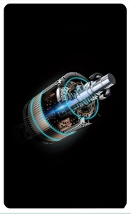 Powerful DC motor with pure copper windings for quiet and efficient pet nail grinding