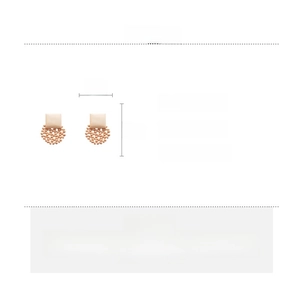 Detaillierte Größentabelle für böhmische Holzohrringe mit Maßen von 5 cm mal 4 cm