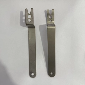 Heavy-duty stainless steel clock hand installation tools with U-shaped brackets and mounting holes