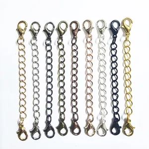 Double Ended Lobster Clasp Extender Chain Zinc Alloy Metal Adjustable DIY Jewelry Findings For Necklace Bracelet Extension