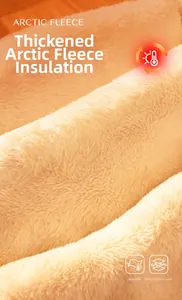 Close-up of thick Arctic Fleece lining for pet carriers with heat retention texture