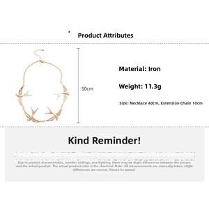 Detaillierte Größentabelle für goldene Schwalbenkette aus Eisen mit 40 cm Kette und 10 cm Ende