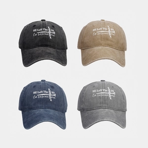 Vintage Gewaschene Baumwolle Baseballkappe Für Damen Herren Glauben Kreuz Buchstaben Druck Verstellbar Sonnenschutz Distressed Outdoor Hut