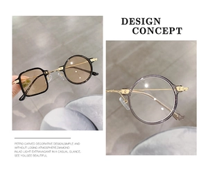 Détail montrant la monture asymétrique et le marquage TR90 sur les lunettes de soleil