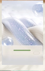 Macro 3D rendering of waterproof fiber layers showing 12-hour hydrophobic stain resistance