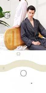 Detail of breathable waffle texture fabric for unisex long-sleeved hotel bathrobes