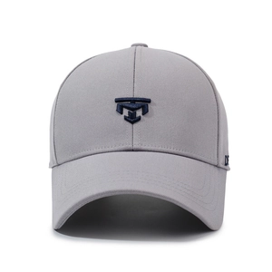 Dark grey baseball cap with embroidered arrow logo for outdoor sun protection