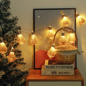 LED String Lights Retro Edison Bulb Warm White Copper Wire Decorative Fairy Lighting For Christmas Home Party Outdoor