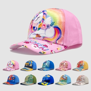 Casquette De Baseball Enfants Coton Respirant Chapeau Soleil Dessin Animé Dinosaure Licorne Imprimé Extérieur Garçons Filles