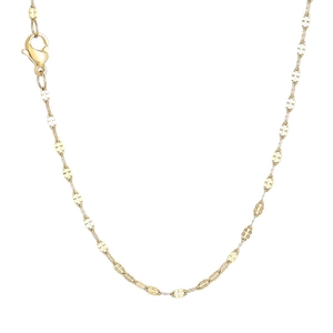 Elegant gold titanium steel lip chain necklace with lobster clasp for women