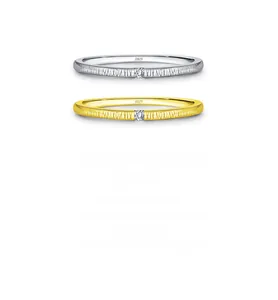 Detailed view of S925 sterling silver rings with brushed texture and square zircon