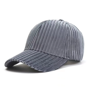 Classic Corduroy Striped Baseball Cap For Men Women Winter Warm Outdoor Adjustable Retro Fashion Sun Protection Sport Snapback Hat