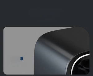 Macro shot of wall-mounted paper holder with smooth rounded corners and no sharp edges