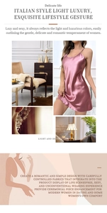 Detail of luxury pink satin silk nightgown with a glossy finish and premium texture
