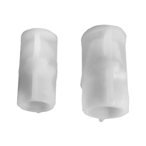 Cylindrical silicone candle mold for 3D bridal bouquet and flower wreath design