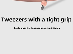 Close-up of pink heart eyelash tweezers with precise tips for easy hair removal