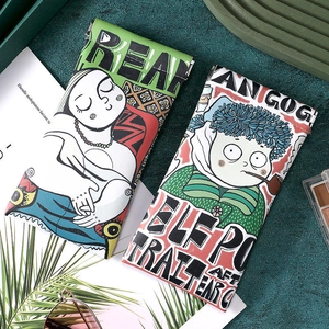 Artistic PU leather sunglass pouches featuring Picasso and Van Gogh style portraits