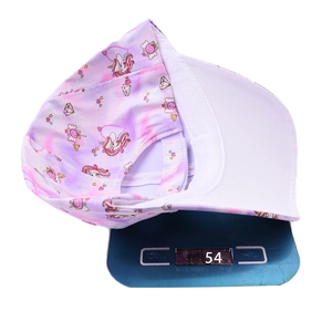 Kids baseball cap with tie-dye unicorn prints, lightweight and breathable fabric for sun protection