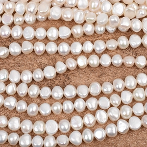 Natural Baroque Freshwater Pearls Loose Beads High Luster Side Drilled Irregular Organic For DIY Jewelry Making Elegant