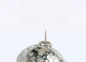 Detail of PVC Halloween skull wind chime lamp showing high light transmittance and texture