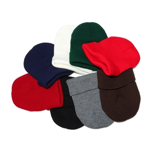 Classic ribbed knit beanie hats for men and women in multiple colors for winter warmth