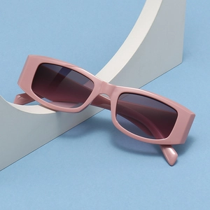 Retro Square Sunglasses For Women Y2K Thick Frame PC AC UV400 Protection Fashion Rectangle Eyewear