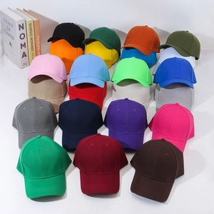 Baseball Cap Cotton Twill Solid Color Adjustable Curved Brim Sun Hat Outdoor Casual Sport For Men Women