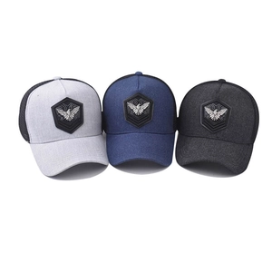 Gorra de béisbol con bordado de águila para hombre y mujer, gorra de malla exterior