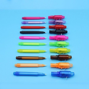 Luminous fishing float components including colorful LED glow sticks and electronic bases