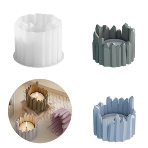 Moule En Silicone Pour Bougeoir En Grappe De Cristal Bricolage Coulée De Résine Tasse De Photophore Décoration Maison